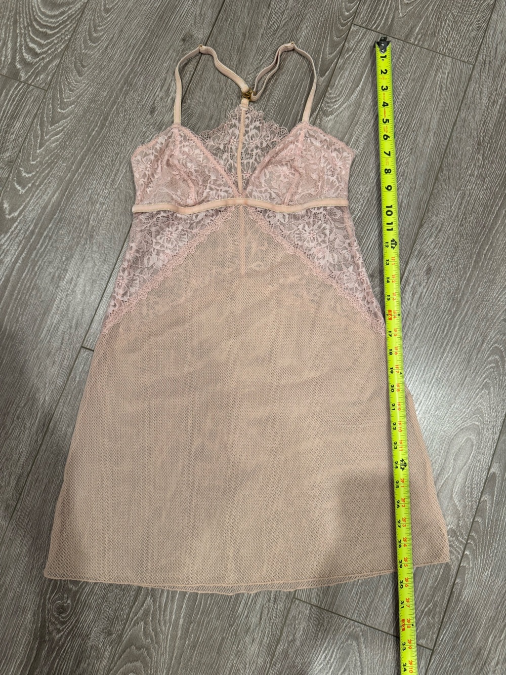 Lace Trim Chemise Slip in Blush Pink Sexy Fairy‎ Classy Whimsical